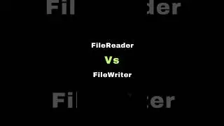 Java FileReader vs. FileWriter ✍️