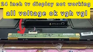 24 inch panel repair | pt236at02 display problem| 24 inch led tv display problem| led tv dispay