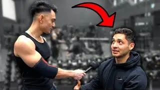 ASKING STRANGERS HOW TO OVERCOME GYM ANXIETY!!