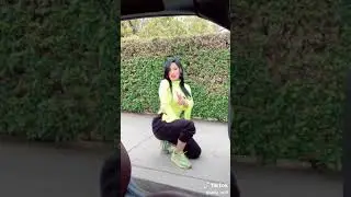 Hot Arab girl in greet T-shirt in garden |Sama Latif |Arab hits