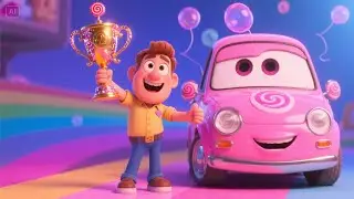 🏎️ The Bubblegum Racing Car Parade | ABC Fun for Kids | MomoMello & MerryMilo