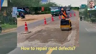 How to repair road defects? #road #construction #video