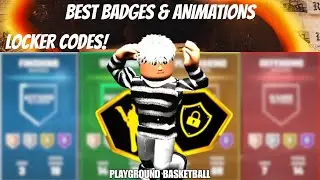 BEST BADGES & DRIBBLE MOVES ON NEW* PLAYGROUND BASKETBALL ROBLOX GAME!!
