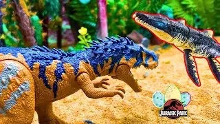 🥚 The Eggs Thief | Kronosaurus vs Siat Meekerorum 🦖 Epic Jurassic Movie by Gold Dinosaurs