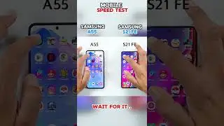 ☠️⚡SAMSUNG A55 VS SAMSUNG S21 FE SPEED TEST!!
