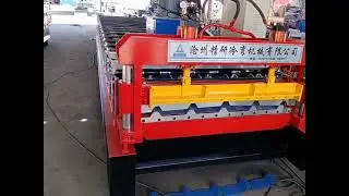 Metal roof tile forming machine equipment
