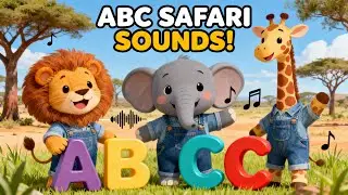 ABC Safari Denim Animal Sounds Song | Learn ABCs with DodoVerse | Fun Alphabet Safari for Kids