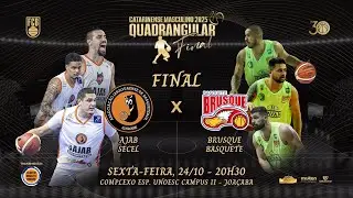 FINAL - AJAB SECEL X BRUSQUE BASQUETE | CAMPEONATO CATARINENSE MASCULINO DE BASQUETE 2025