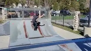 Fun new mini ramp trick!!￼