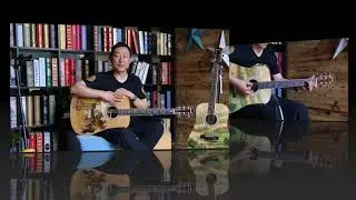 法丽达farida d52 远行，江南绿 吉他评测guitars review