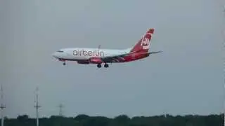 Air Berlin Boeing 737-76J(WL) [D-ABLD] Landing at D&uuml;sseldorf