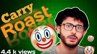 Carry Minati ko kiya roast video 🔥 #roast #roasting #carryminati GenZRoast​ #ComedyVideo​