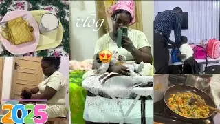 OMUGWO VLOG/BATHING BABY FOR THE FIRST TIME/ DAYS IN OUR LIVES WITH GRANDMA 👵.