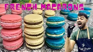 French Macarons recipe | How to make perfect french Macarons | Easy recipe by chef faraz sandhu
