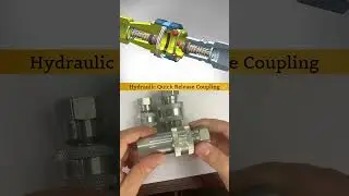 Inside mechanism of Quick release coupling #mechanical #mechanism #coupling #hydraulic