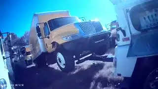 Yellow box truck