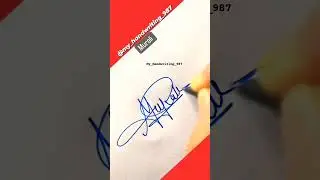 Murali Name Signature|| Murali Name Art|| How to right Murali beautiful Signature #shorts #1k #viral
