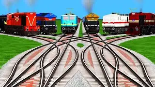6Train Railroad Tracks ll Railroad Crossing Tracks ll Train Railroad Railway ll train simletor 2021