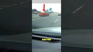 Reckless Driver Almost Misses His Exit  #dashcam #highway #driving
