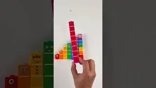 Набор кубиков Numberblocks Mathlink для обучения счету от 1 до 10.
