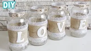 DIY - Como Decorar Garrafa de Vidro