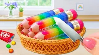 🍋Mini Fruit Rainbow Jelly🍒Beautiful Miniature Rainbow Fruit Jelly Cake Decorating Ideas