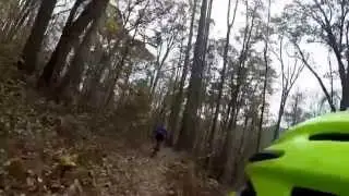 Ingles Field Gap descent; Bent Creek, NC