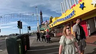 Blackpool Town Centre & Holiday makers