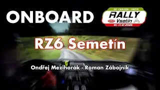 🎥 Onboard Rally Vsetín 2025 | RZ6 - Semetín I Ondřej Mezihorák - Roman Zábojník I Honda Civic VTi