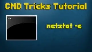 CMD Tutorial - 5 - netstat -e | How to check data used using cmd