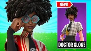 NEW DOCTOR SLONE Skin Gameplay in FORTNITE! (IO ERADICATOR Pickaxe)