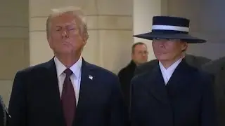 President Donald Trump participates in First Honors Ceremony (Jan. 20, 2025)