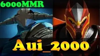 Dota 2 - Aui_2000 6000 MMR Plays Sven And Dragon knight - Pub Match Gameplay!