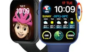 New Smart Watch FK88 || FULL DISPLAY WITH CROWN WORKING AND CHANGE WALLPAPER