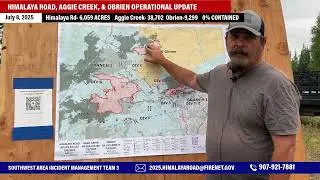 Himalaya Road Fire Operations Update - AK DOF - July 8, 2025