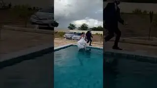 Groom Abandons the Bride During Their Wedding&rsquo;s Pool Jump