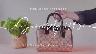 Coach Mini Benette Satchel in Signature Canvas - Item Code S9300017