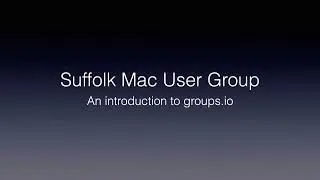 How to use Suffolk Mac User Group's message board
