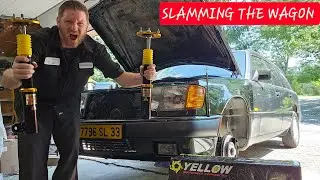 Installing Yellow Speed Racing Coilovers on my 1990 w124 Mercedes 