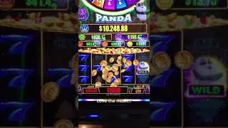 NICE WIN ON WICKED WHEEL PANDA 🐼 SLOT MACHINE