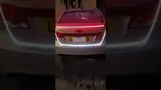 dynamic trunk LEd, stop and signal light in chevy cruze