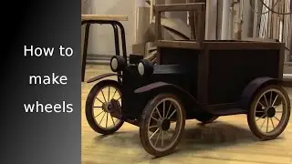 ᐉ Little car, Part 1: How to make wooden wheels