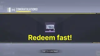 REDEEM CODE FOR 3x SILVER CRATE COUPON