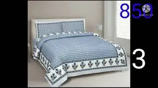 Pure cotton premium Bedsheets starting only at 850