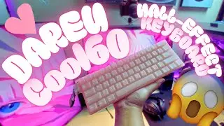 Dareu Cool60 Hall-Effect Keyboard - Unboxing, Review, Software and Gameplay (Pink Version)