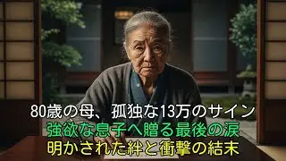 【涙腺崩壊】「家賃13万払え」強欲な息子にサインした80歳の母。翌日、家を追われ絶望したのは息子夫婦だった…涙の結末