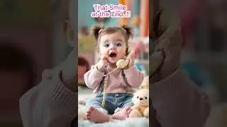 Cutest Newborn Baby | That Smile at the End | After Birth Scene #baby #newborn #shorts #ai #aiart