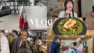 VLOG | una feria de Albacete muy especial, adiós al pelo naranja, adiós playa y hola Madrid 🌺🎡💇🏻‍♀️