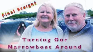 Turning a narrowboat around - The Happy Travellers Start to move out of the boat