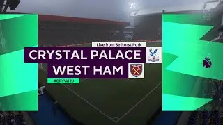 FIFA 21 Crystal Palace Vs Westham Prediction @Selhurst Park